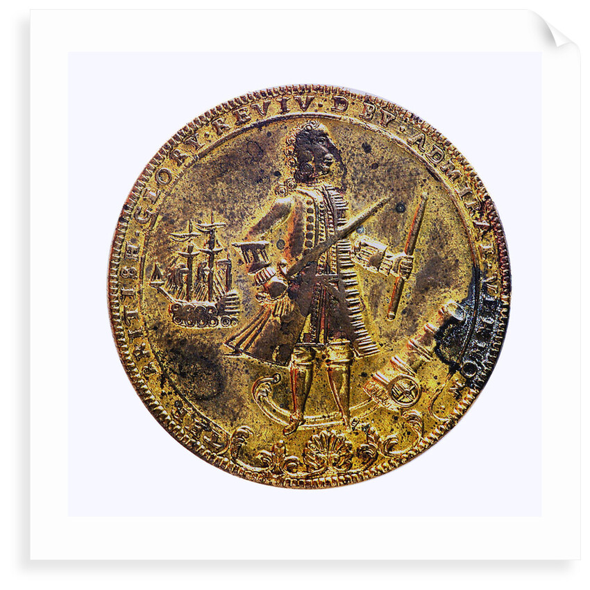 Medal commemorating Admiral Edward Vernon (1684-1757) and the capture of Porto Bello, 1739; obverse by unknown