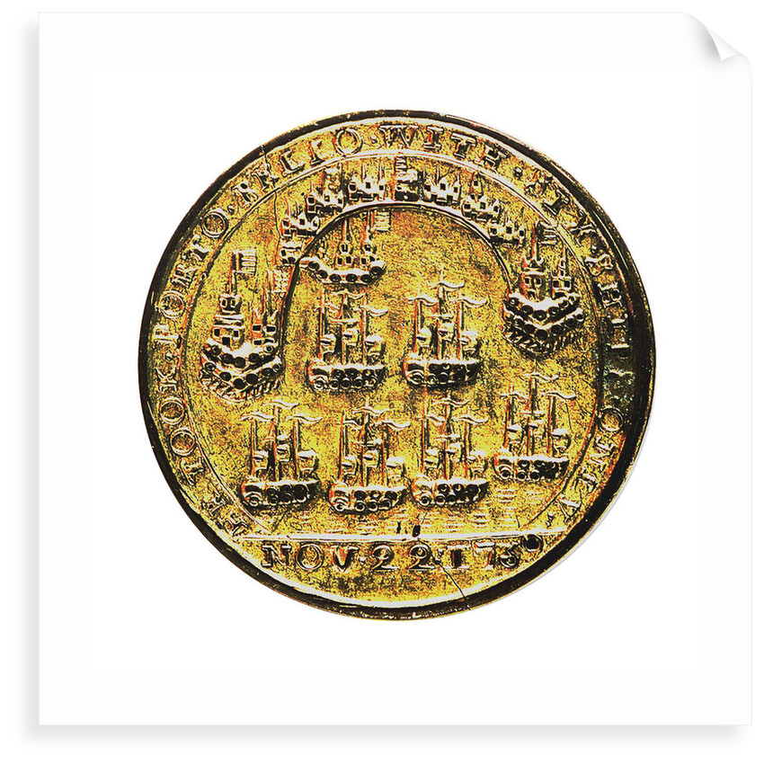Medal commemorating Admiral Edward Vernon (1684-1757) and the capture of Porto Bello, 1739; reverse by unknown