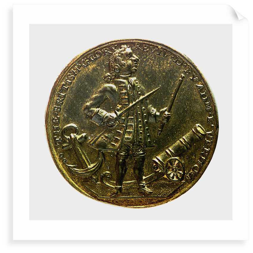 Medal commemorating Admiral Edward Vernon (1684-1757) and the capture of Porto Bello, 1739; obverse by unknown