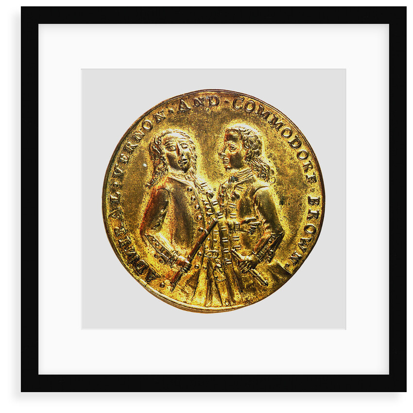 Medal commemorating Admiral Edward Vernon (1684-1757) and the capture of Porto Bello, 1739; obverse by unknown