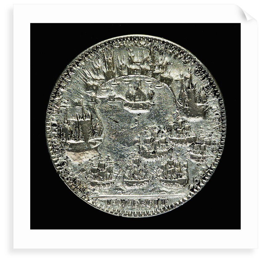 Medal commemorating Admiral Edward Vernon (1684-1757) and the capture of Porto Bello, 1739; reverse by unknown