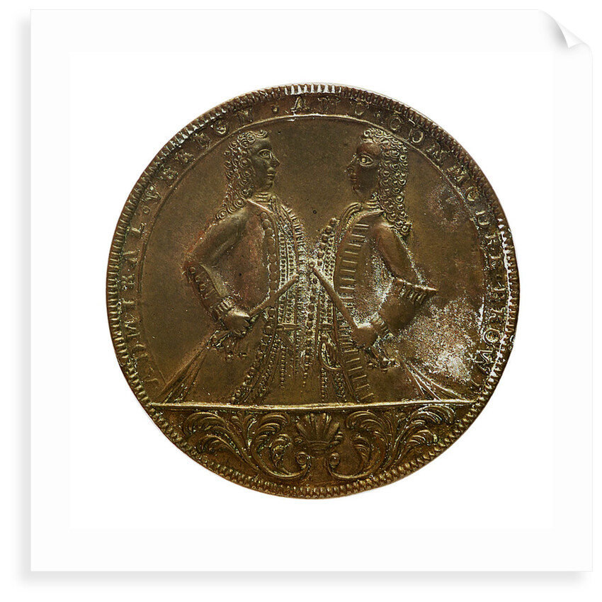 Medal commemorating Admiral Edward Vernon (1684-1757) and the capture of Porto Bello, 1739; obverse by Unknown