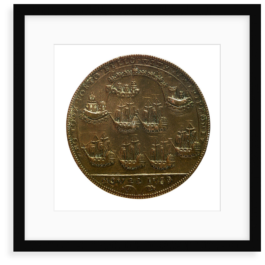 Medal commemorating Admiral Edward Vernon (1684-1757) and the capture of Porto Bello, 1739; reverse by unknown