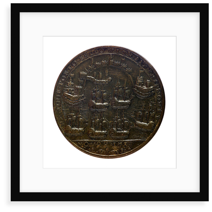 Medal commemorating Admiral Edward Vernon (1684-1757) and the capture of Porto Bello, 1739; reverse by unknown