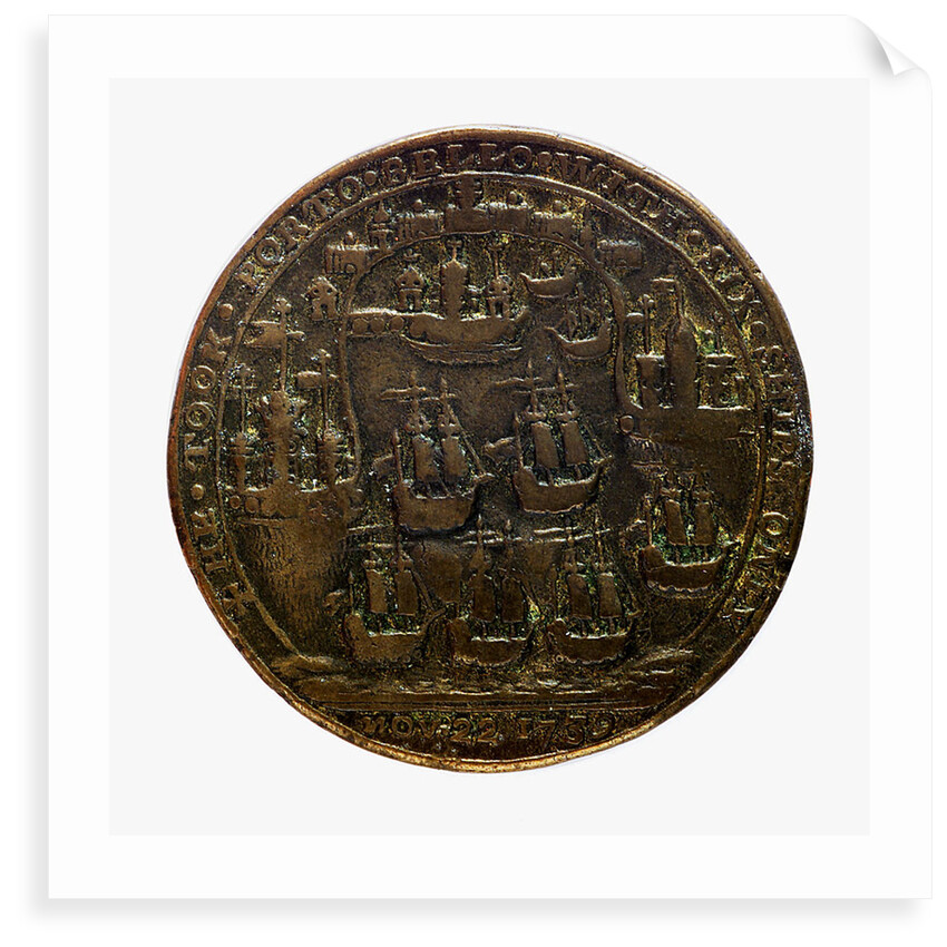 Medal commemorating Admiral Edward Vernon (1684-1757) and the capture of Porto Bello, 1739; reverse by unknown