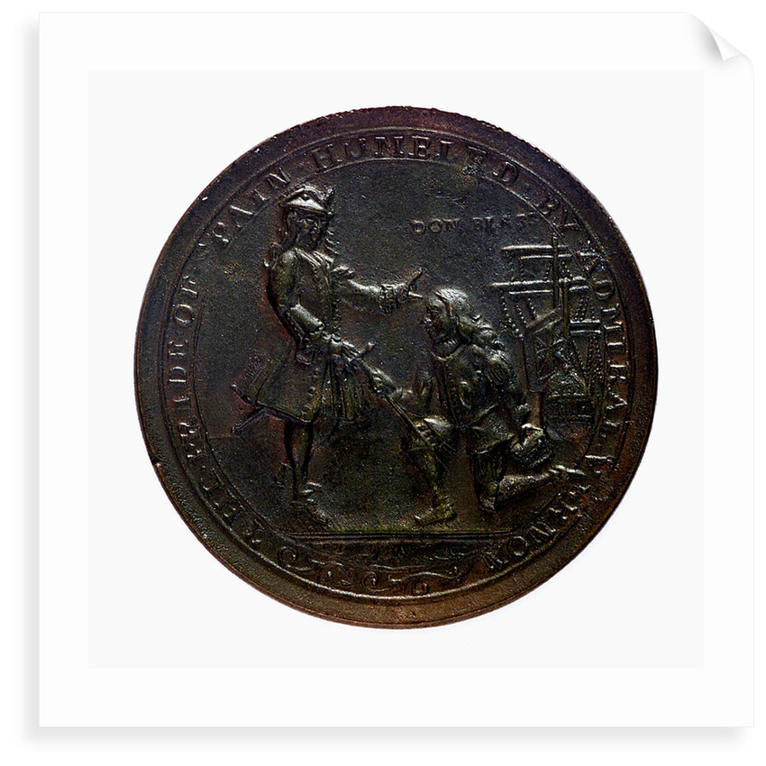 Medal commemorating Admiral Edward Vernon (1684-1757) and the capture of Porto Bello, 1739; obverse by unknown