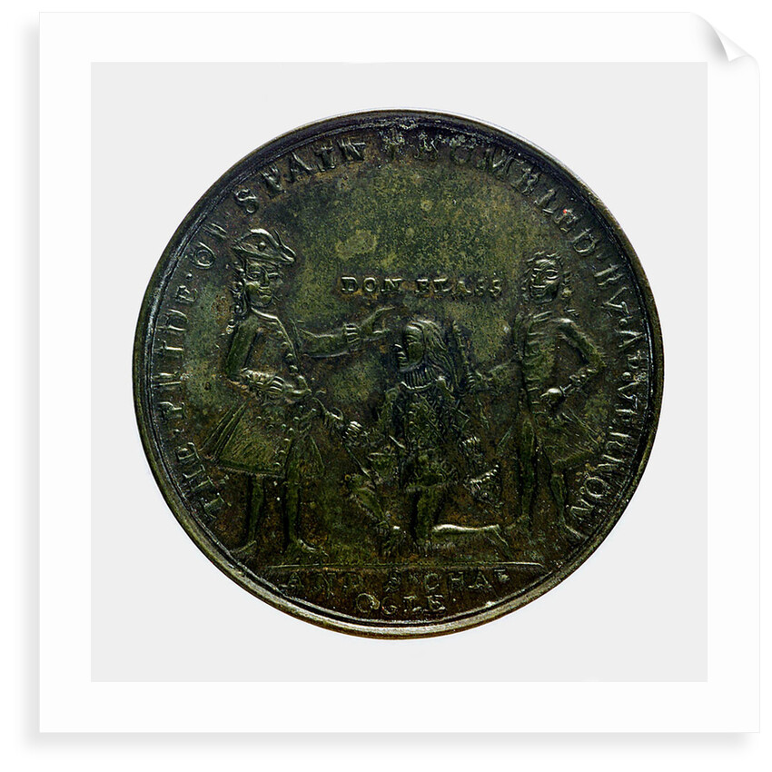 Medal commemorating Vernon's attack on Cartagena, 1741; obverse by unknown