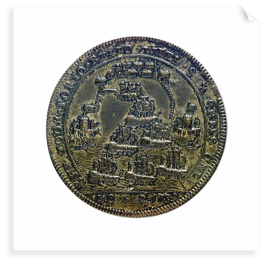 Medal commemorating Vernon's capture of Porto Bello, 1739 and proposed attack on Havana 1741; reverse by unknown