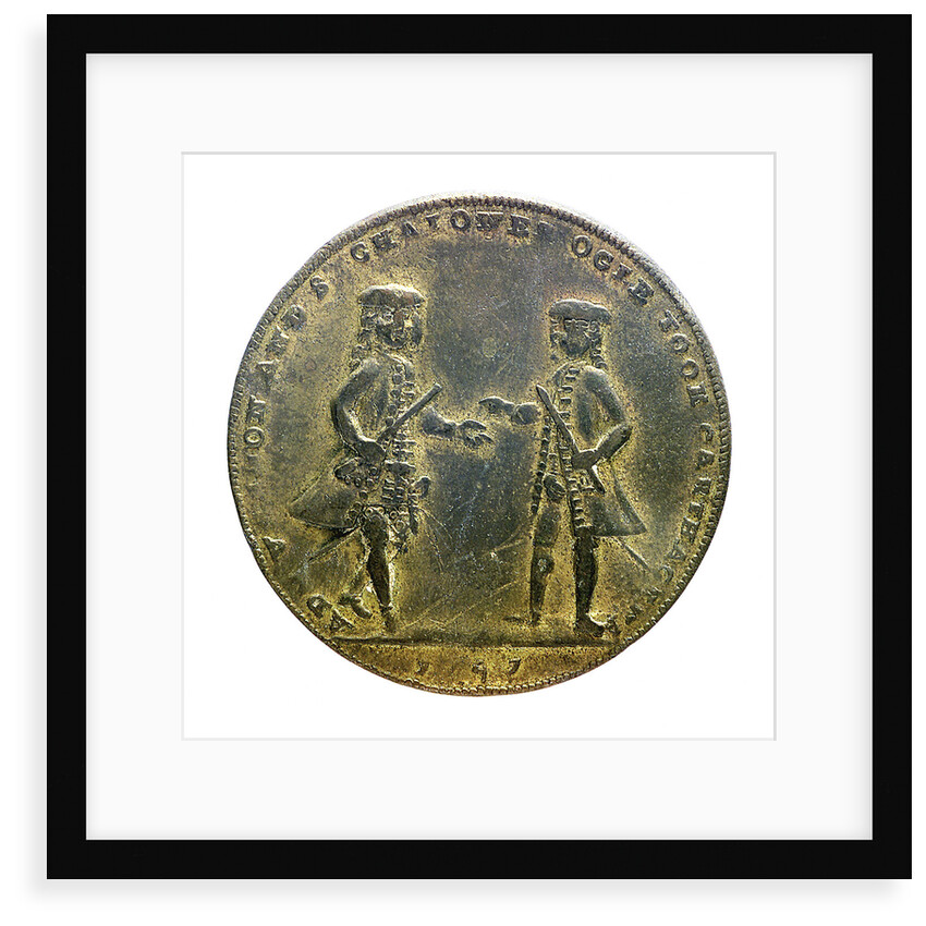 Medal commemorating Admiral Edward Vernon (1684-1757) and Admiral Sir Chaloner Ogle (1681?-1750), the attack on Cartagena, 1741; obverse by unknown