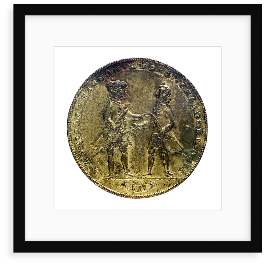 Medal commemorating Admiral Edward Vernon (1684-1757) and Admiral Sir Chaloner Ogle (1681?-1750), the attack on Cartagena, 1741; obverse by unknown