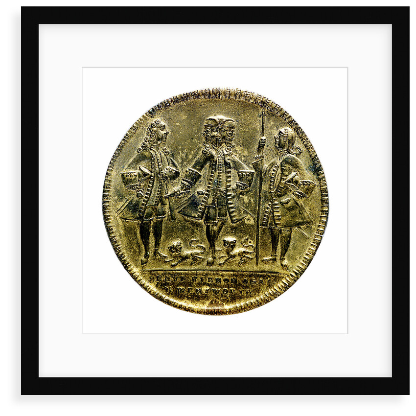 Medal commemorating Admiral Edward Vernon (1684-1757) and Admiral Edward Vernon (1684-1757), capture of Porto Bello, 1739; obverse by unknown