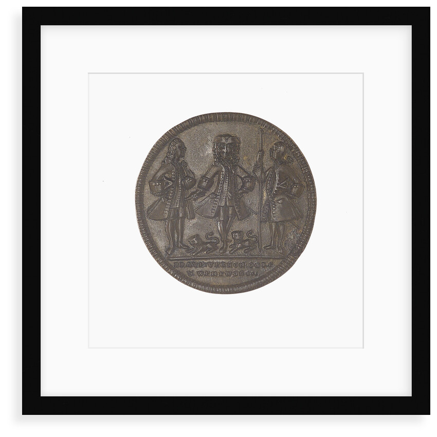 Medal commemorating Admiral Edward Vernon (1684-1757), Admiral Sir Chaloner Ogle (1681?-1750) and General Thomas Wentworth, the attack on Cartagena, 1741 by unknown