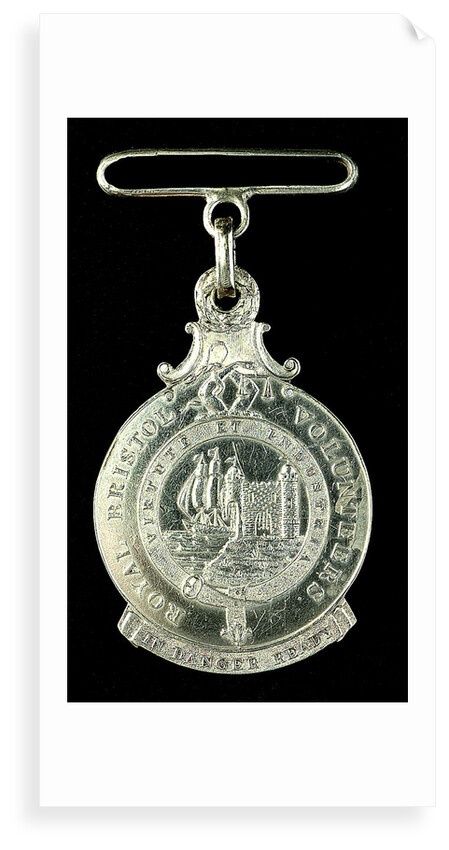 Badge commemorating the Royal Bristol Volunteers; obverse by unknown