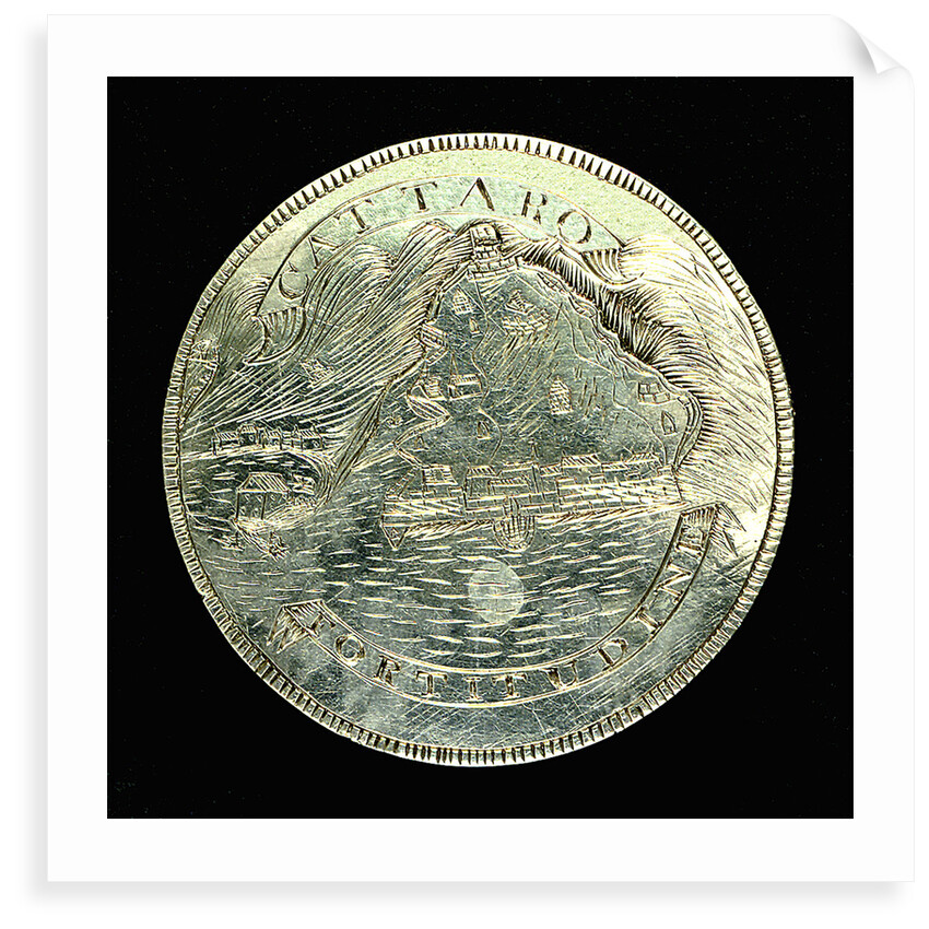 Medal commemorating the bombardment of Cattaro, 1814; obverse by unknown