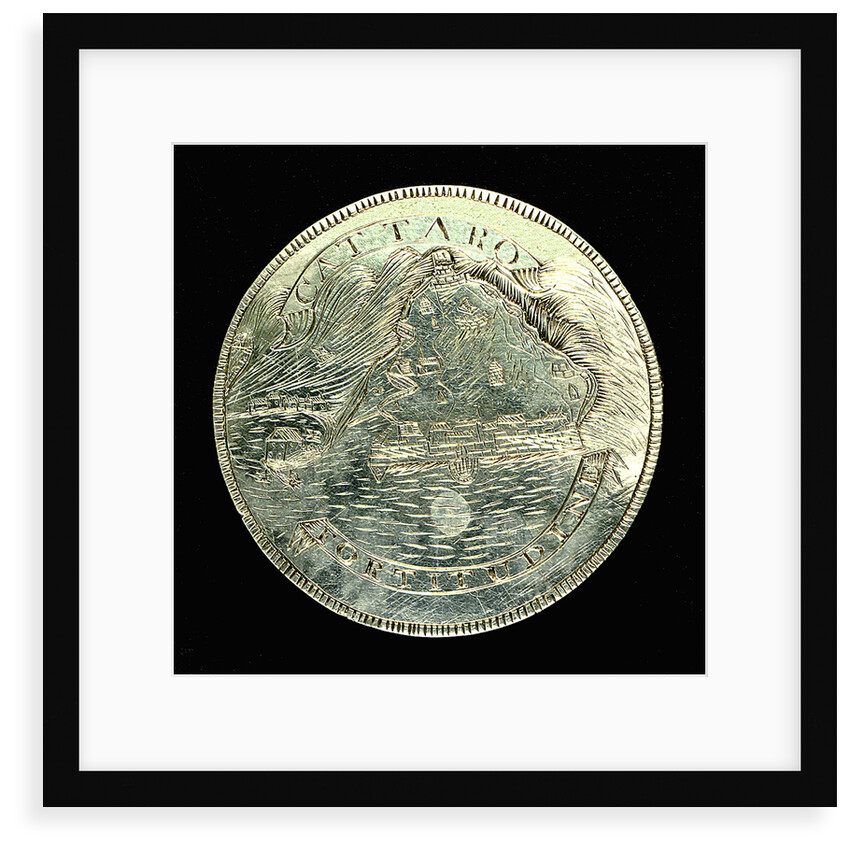 Medal commemorating the bombardment of Cattaro, 1814; obverse by unknown