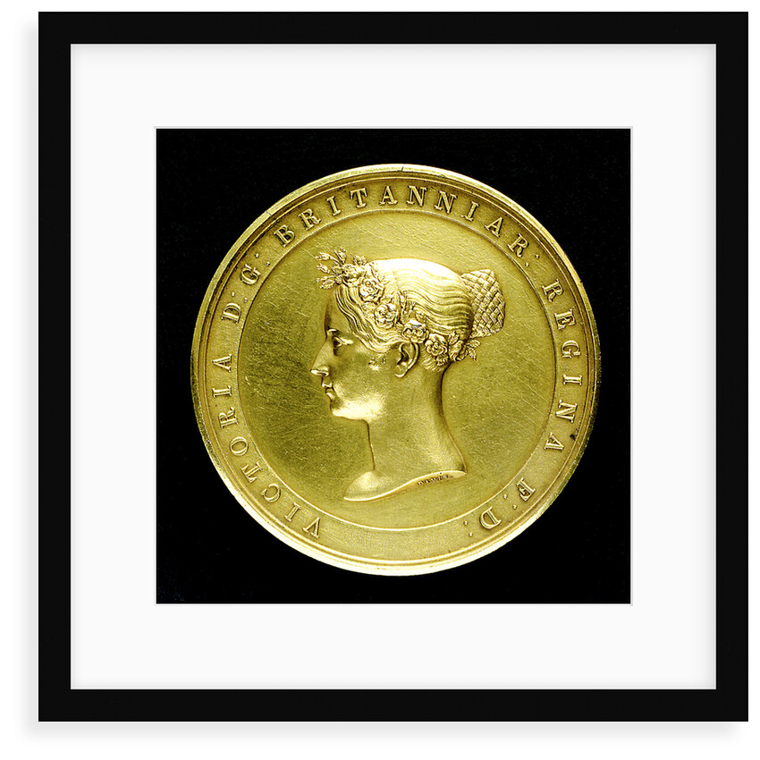 Commemorative medal depicting the end of the war with China, 1842; obverse by Davis