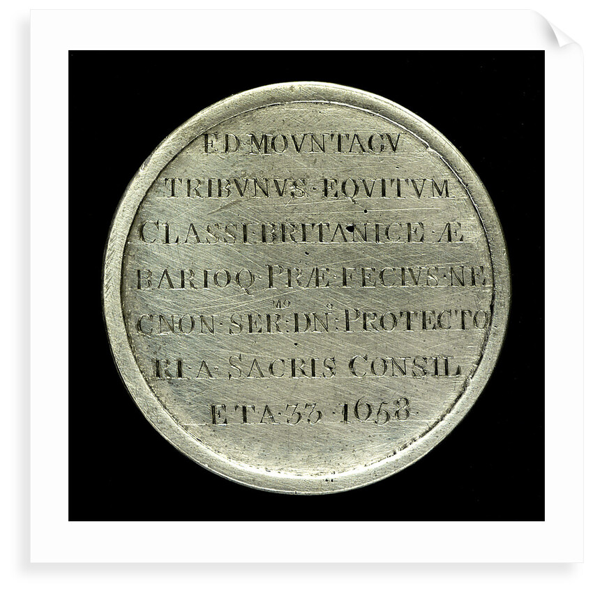 Medal commemorating Admiral Edward Montagu, 1st Earl of Sandwich (1625-1672); reverse by Stuart