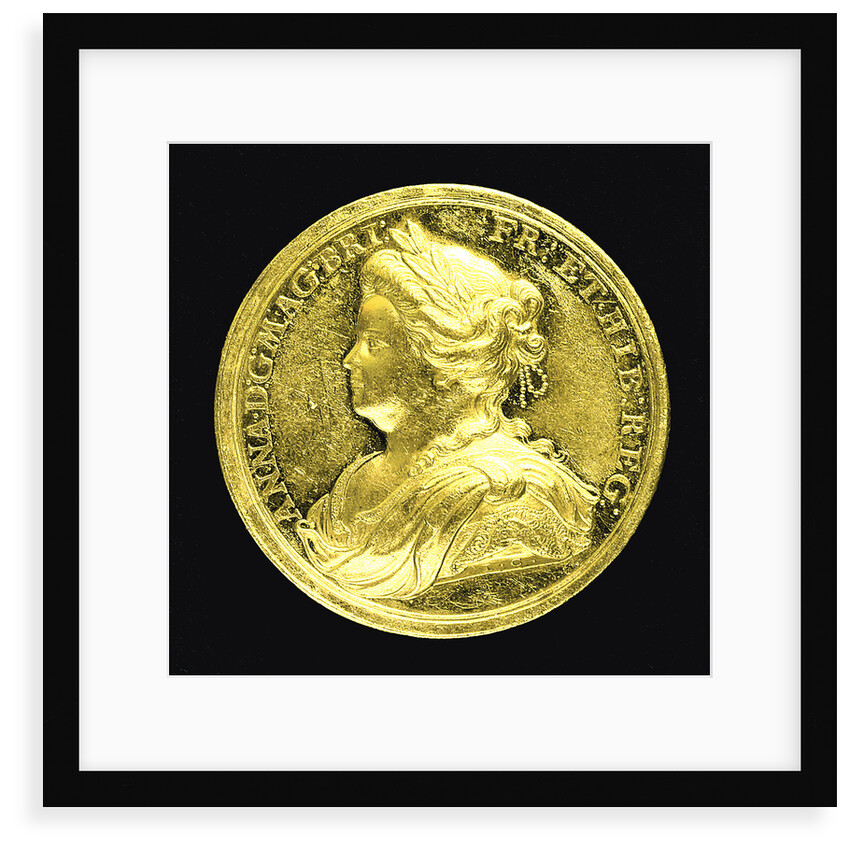 Medal commemorating the Peace of Utrecht, 1713; obverse by J. Croker