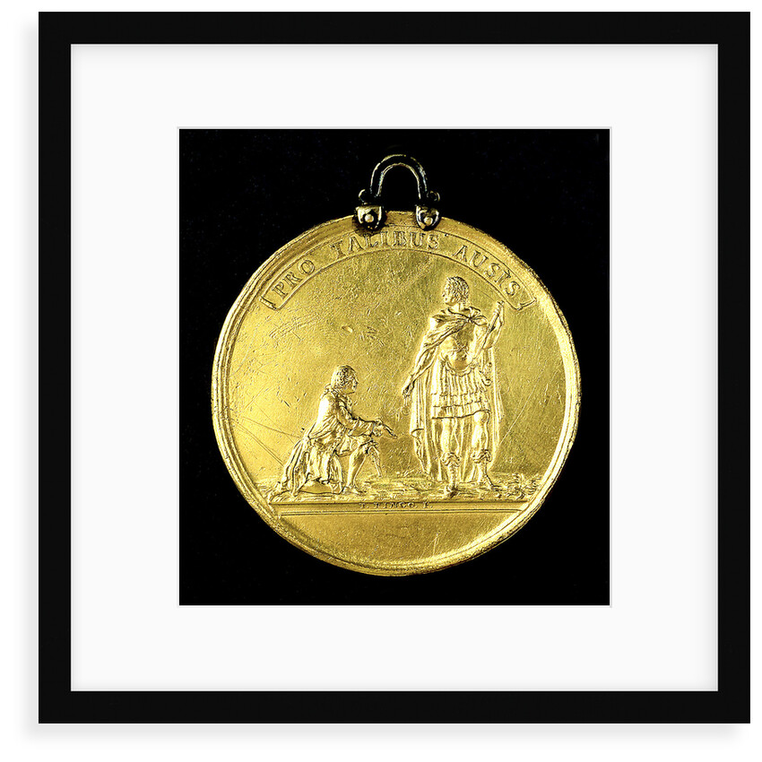 Medal commemorating the Spanish galleys destroyed, 1742; obverse by Thomas Pingo