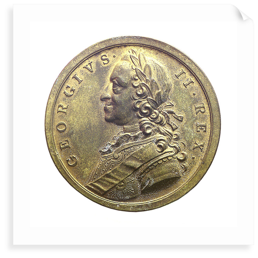 Medal commemorating the British victories of 1759; obverse by unknown