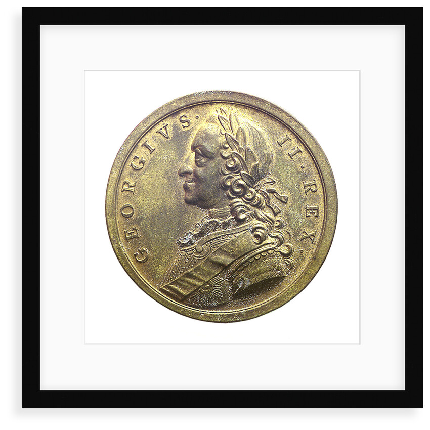 Medal commemorating the British victories of 1759; obverse by unknown