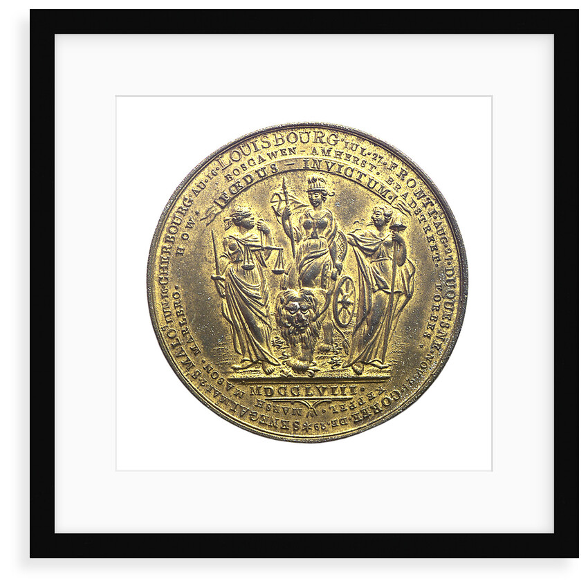Medal commemorating the successes of 1758; reverse by Thomas Pingo