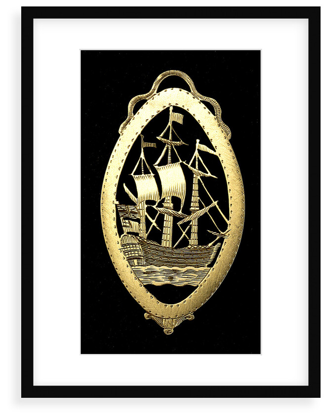 Badge commemorating the Battle of the Saints, 1782; reverse by unknown