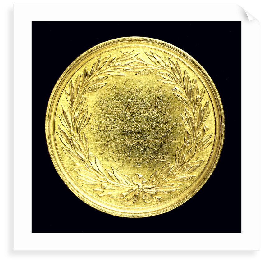 Medal commemorating the Society of Naval Architecture; reverse by J. Milton