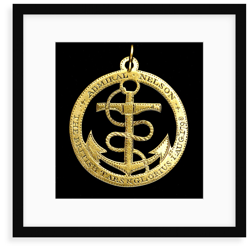 Badge commemorating the Battle of the Nile, 1798; obverse by unknown