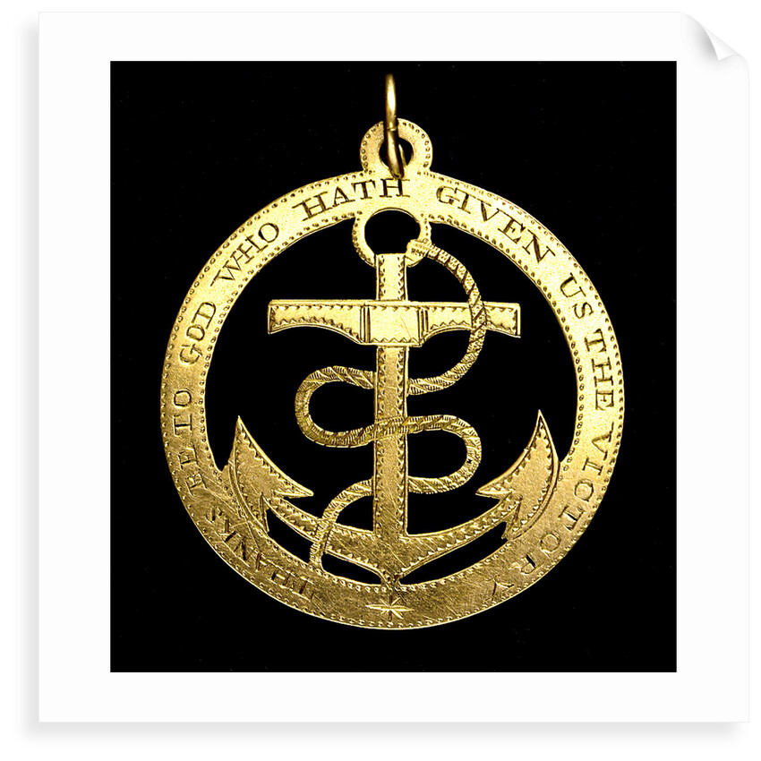 Badge commemorating the Battle of the Nile, 1798; obverse by unknown