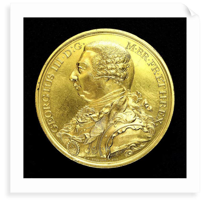 Medal commemorating the British victories of 1798; obverse by Heinrich Kuchler