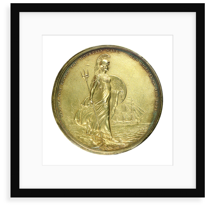 Medal commemorating the Duke of Clarence, Lord High Admiral; reverse by F. Henning