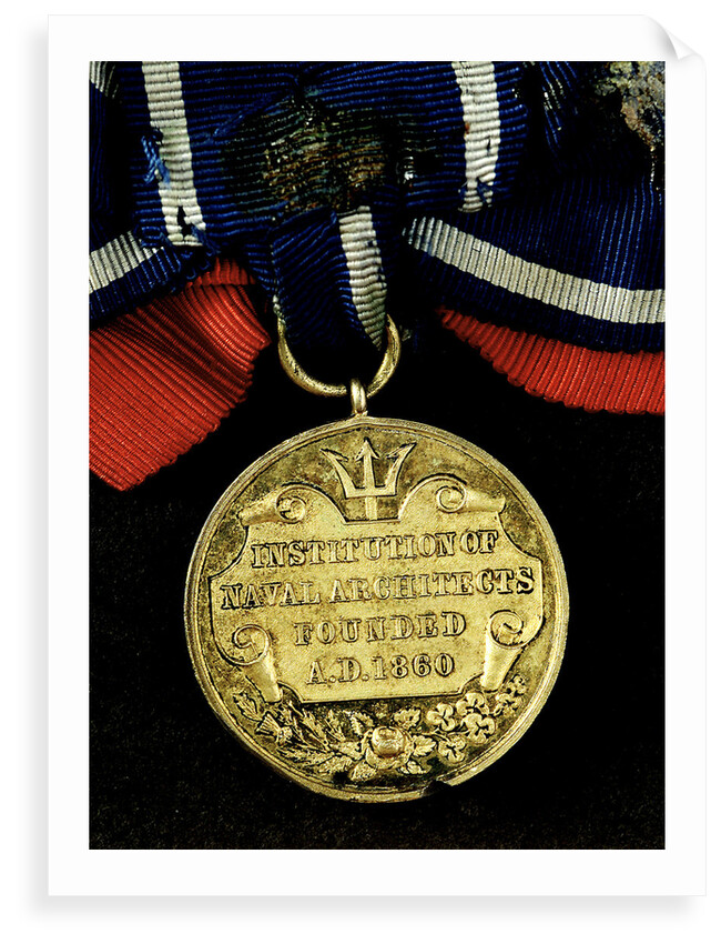 Medal commemorating the Institution of Naval Architects; reverse by A.B. Wyon