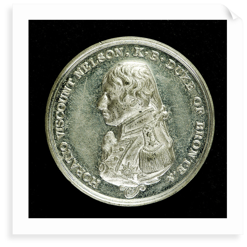Medal commemorating the Trafalgar Centenary, 1905; obverse by Spink & Son Ltd.
