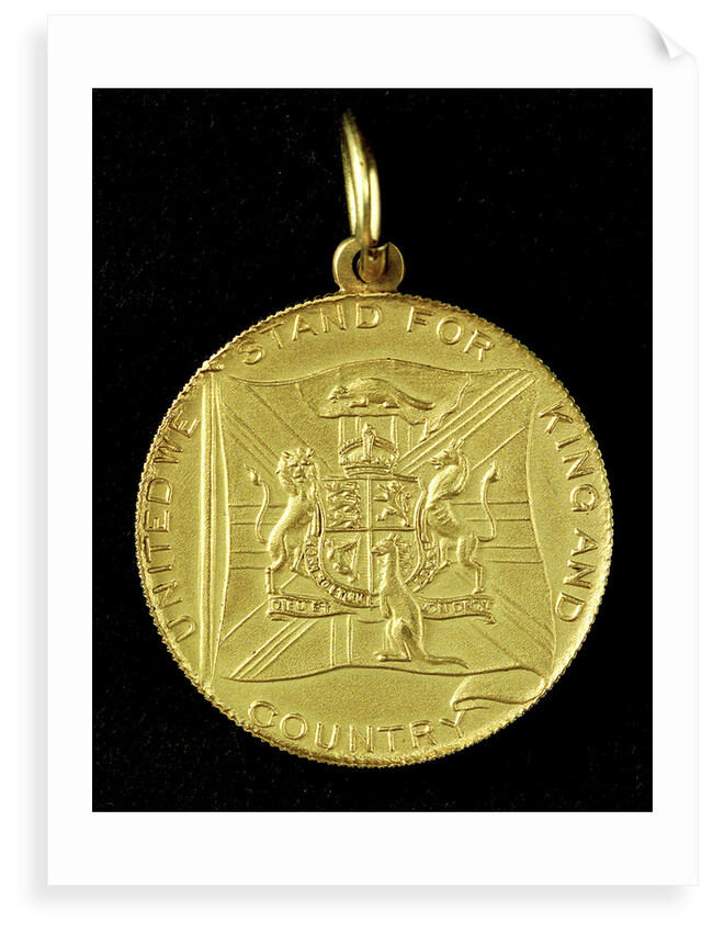 Medal commemorating the declaration of war, 1914; obverse by unknown