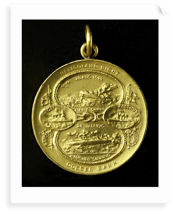 Medal commemorating the Heligoland Bight, 1914 and Dogger Bank, 1915; obverse by Marquis of Milford Haven