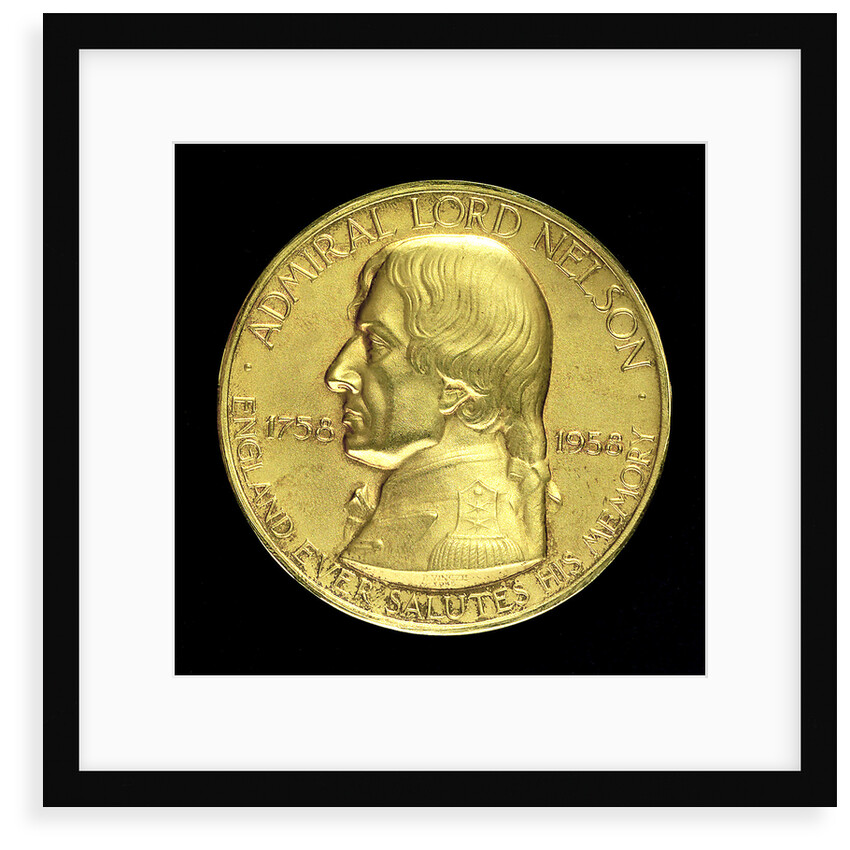 Medal commemorating the 200th anniversary of the birth of  Vice-Admiral Horatio Nelson, 1958; reverse by Paul Vincze