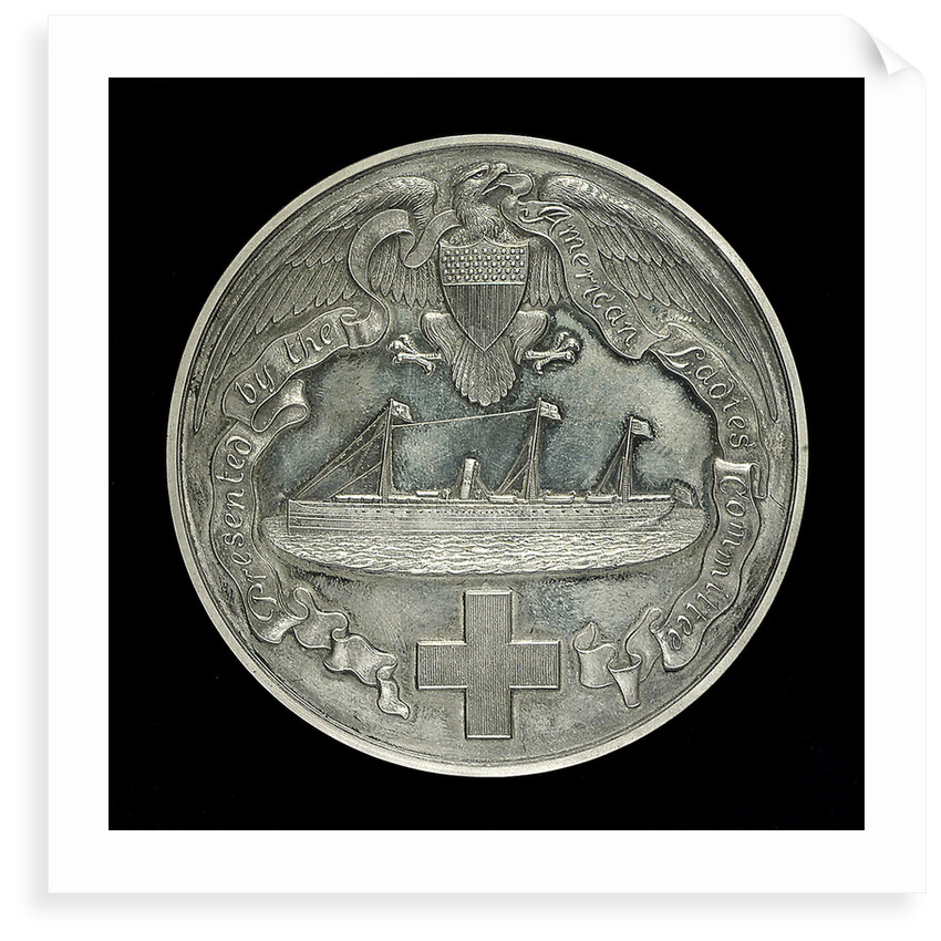 Medal commemorating AHS 'Maine' South Africa and China. 1899-1901; obverse by Tiffany & Co.