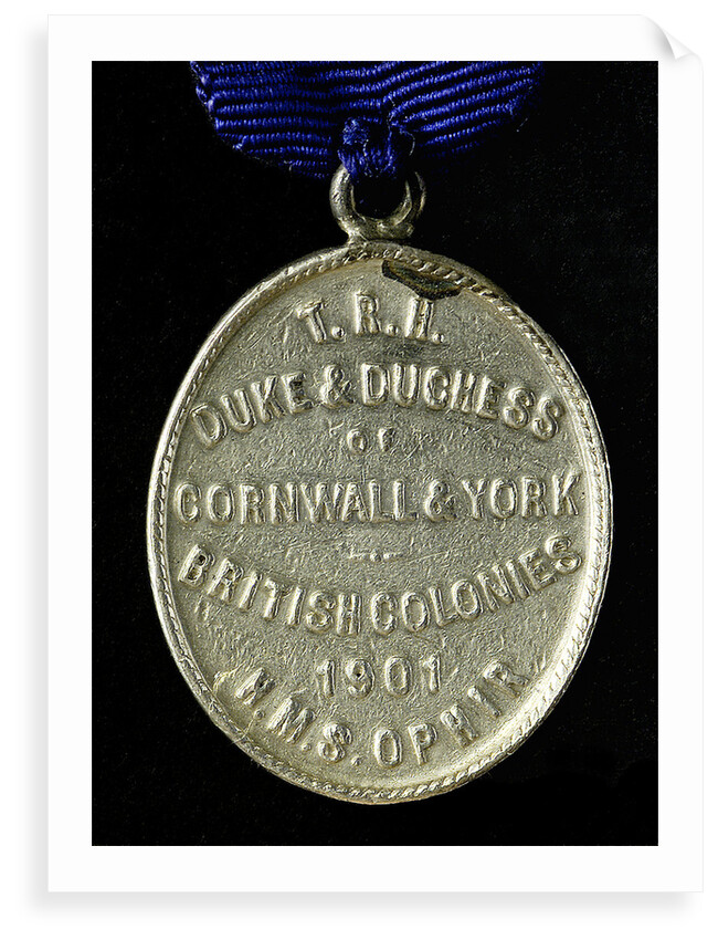 Medal commemorating the visit of the Duke and Duchess of Cornwall and York to the Colonies in HMS 'Ophir', 1901; reverse by unknown