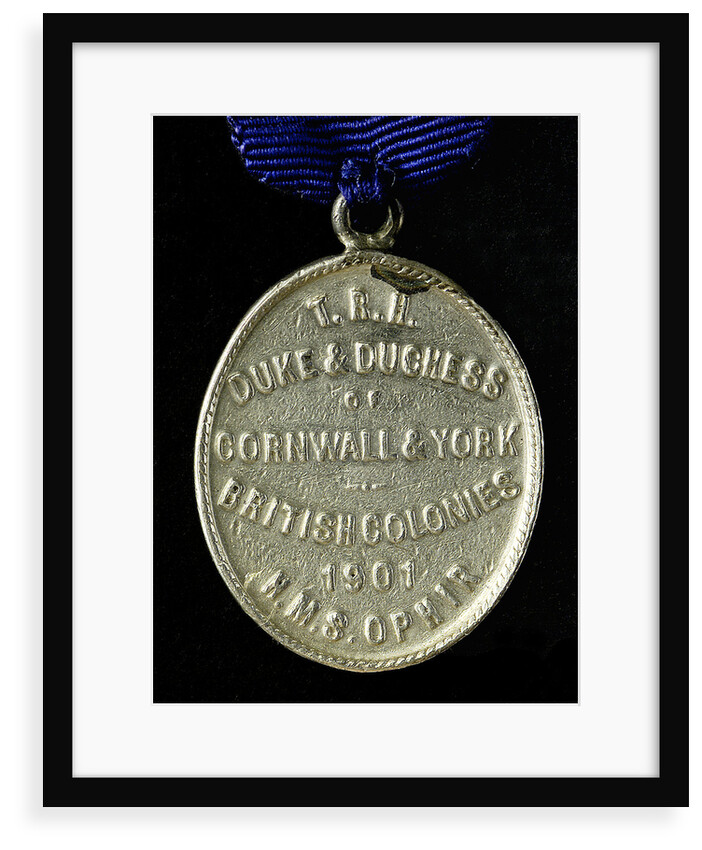 Medal commemorating the visit of the Duke and Duchess of Cornwall and York to the Colonies in HMS 'Ophir', 1901; reverse by unknown