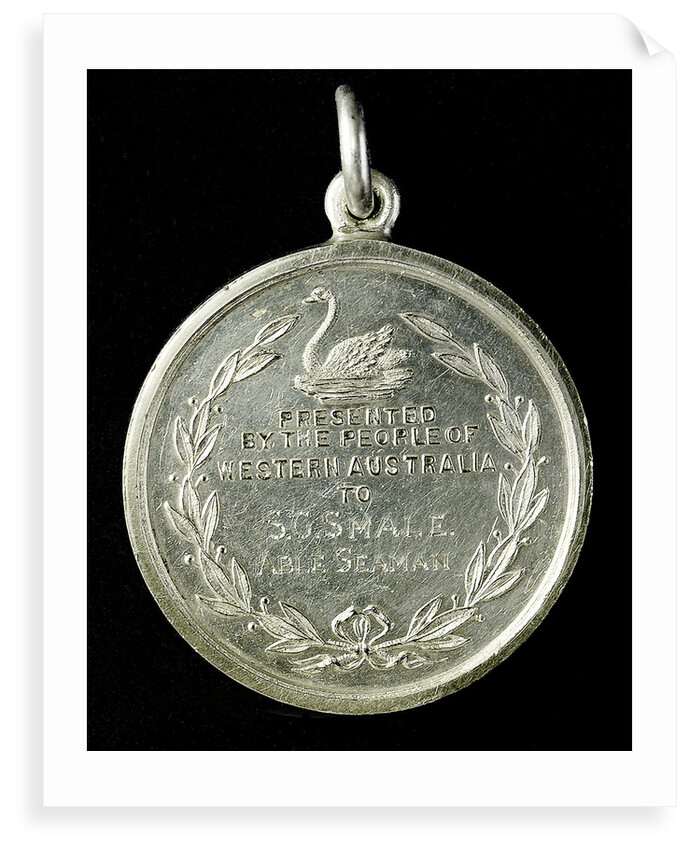 Medal commemorating the destruction of the 'Emden', 1914; reverse by A.W.