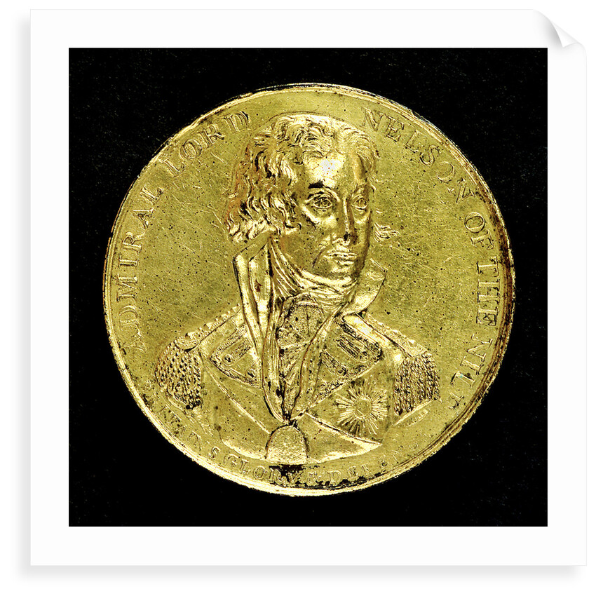 Medal commemorating the Battle of the Nile, 1798; obverse by T. Wyon