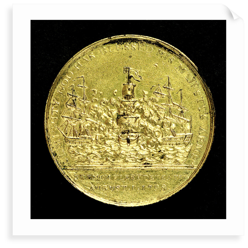 Medal commemorating the Battle of the Nile, 1798; reverse by T. Wyon