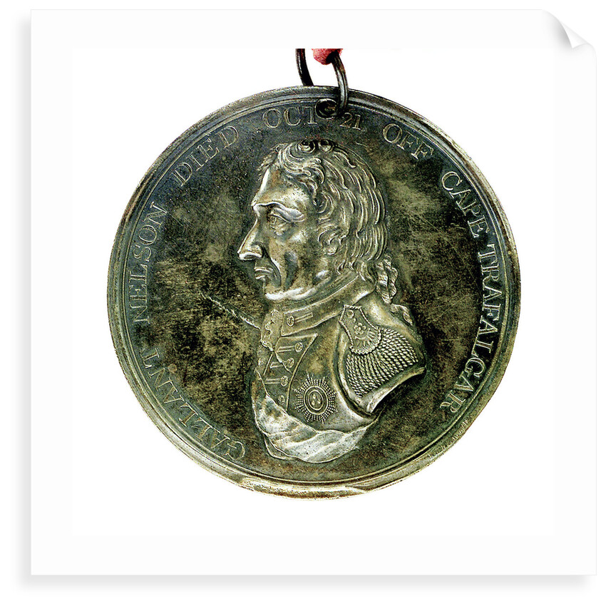 Medal commemorating Vice-Admiral Horatio Nelson (1758-1805) and Nelsonic Crimson Oakes; obverse by Benedetta Pistrucci