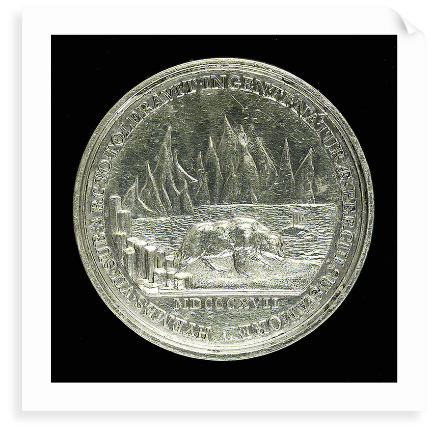 Medal commemorating Sir Charles Lewis Giesecke (1761-1833); reverse by W.S. Mossop