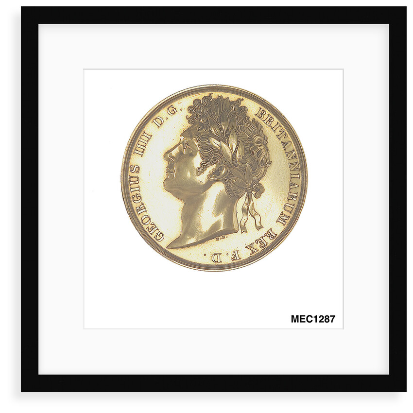 Medal commemorating the Coronation of George IV, 1821 by R.P.
