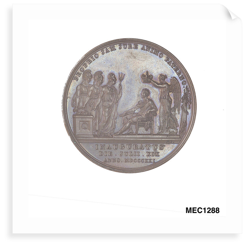 Medal commemorating the Coronation of George IV, 1821 by R.P.