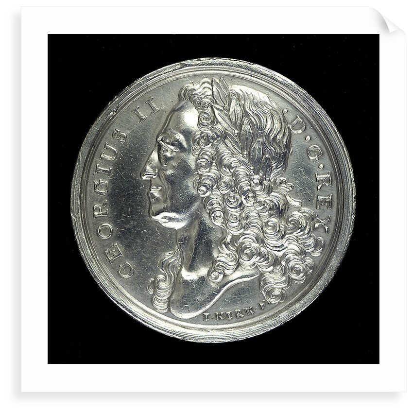 Medal commemorating the Peace of Aix-la Chapelle proclaimed, 1748; obverse by J. Kirk