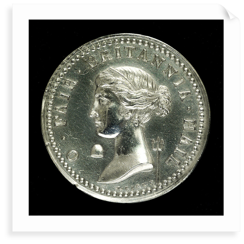 Medal commemorating the capture of Louisbourg, 1758; obverse by G.B. Cipriani