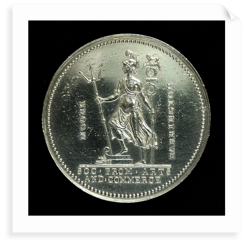 Medal commemorating the capture of Guadeloupe, 1759; reverse by Stuart